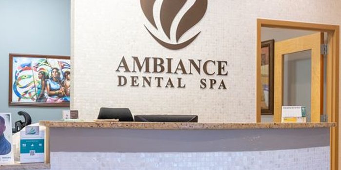 Ambiance Dental Spa's front desk