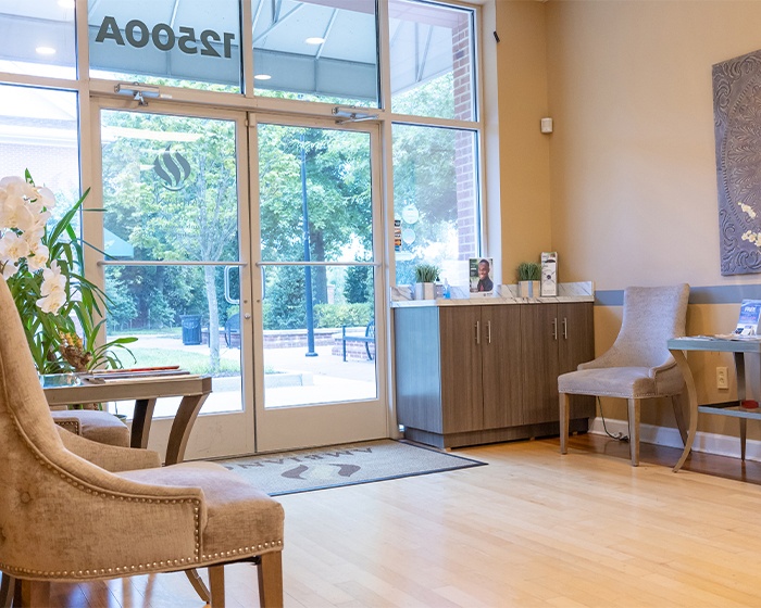 Bowie children's dental office waiting area